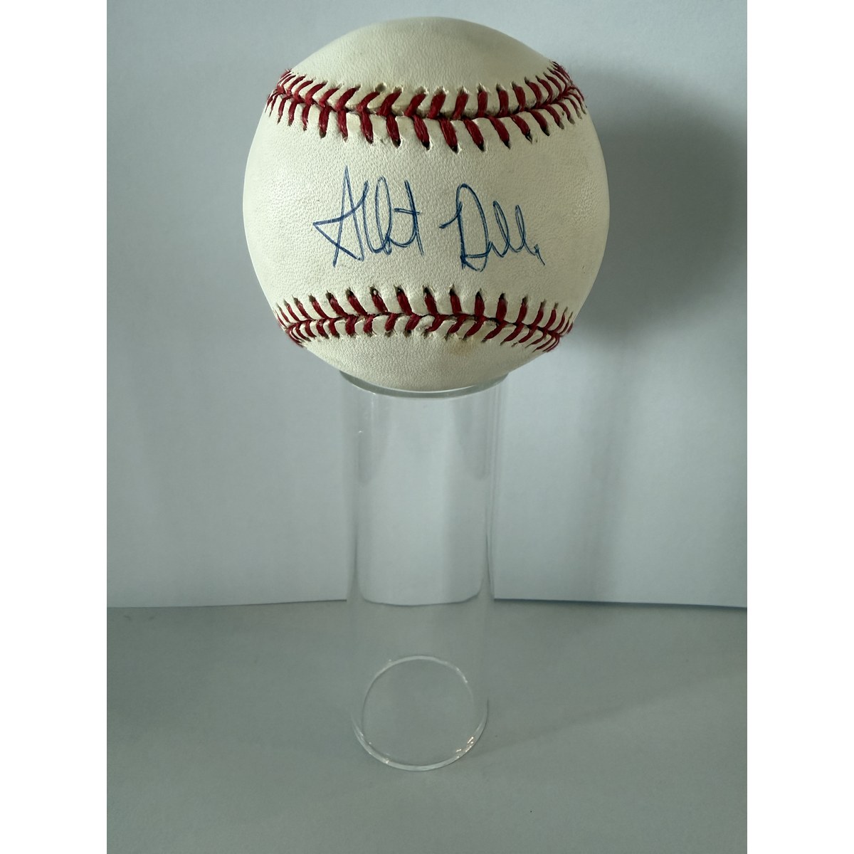 Albert Belle signed Baseball Cleveland Indians (Upper Deck COA)