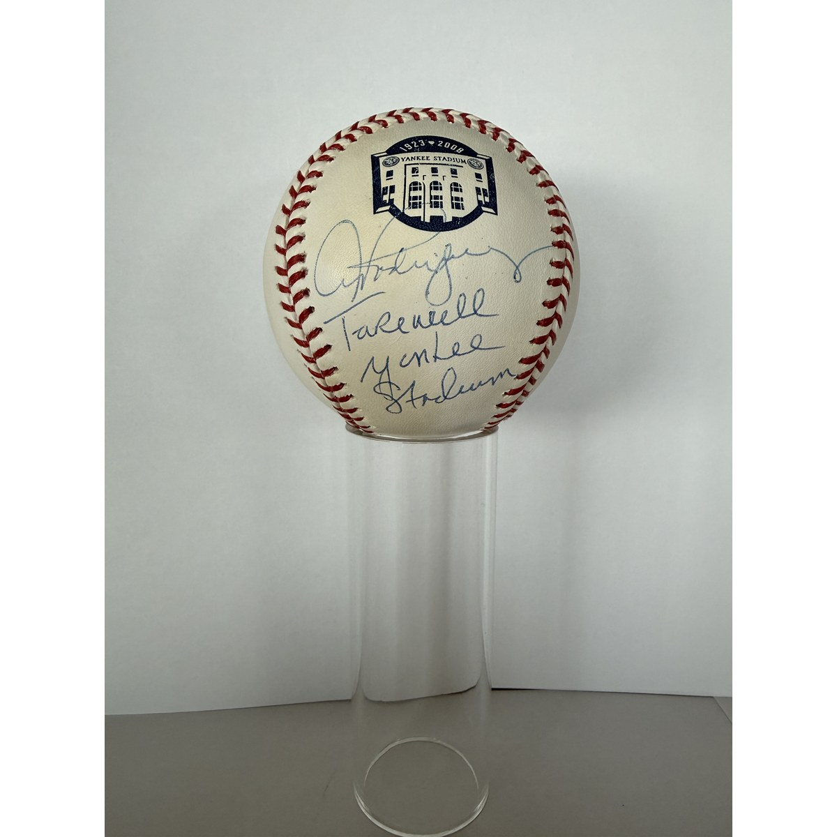 Alex Rodriguez signed Yankee Stadium Baseball New York Yankees (Steiner COA)