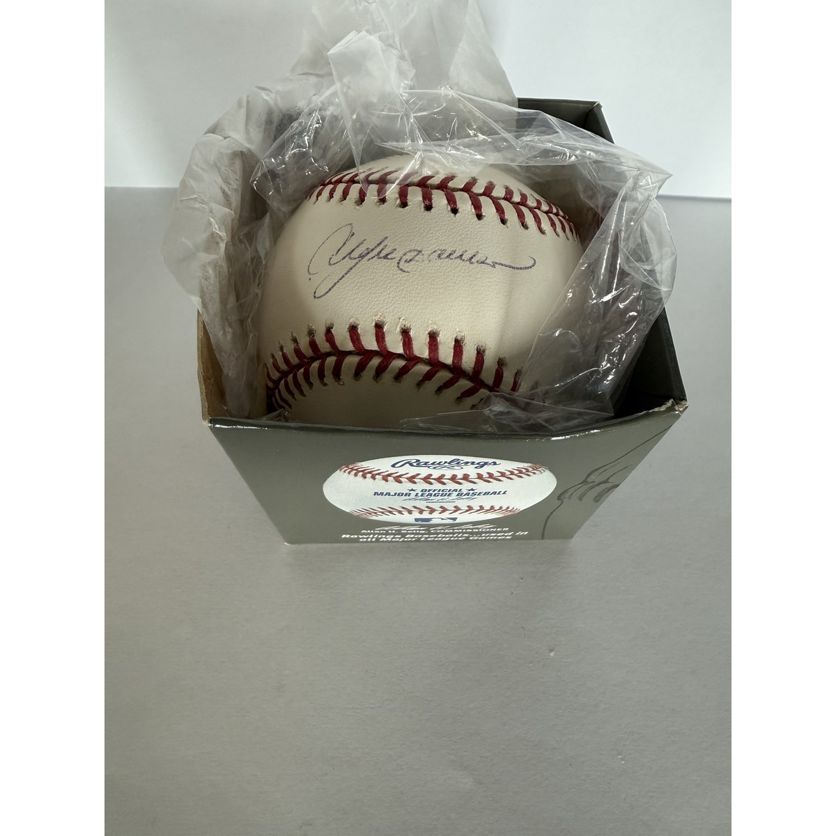Andre Dawson baseball in box