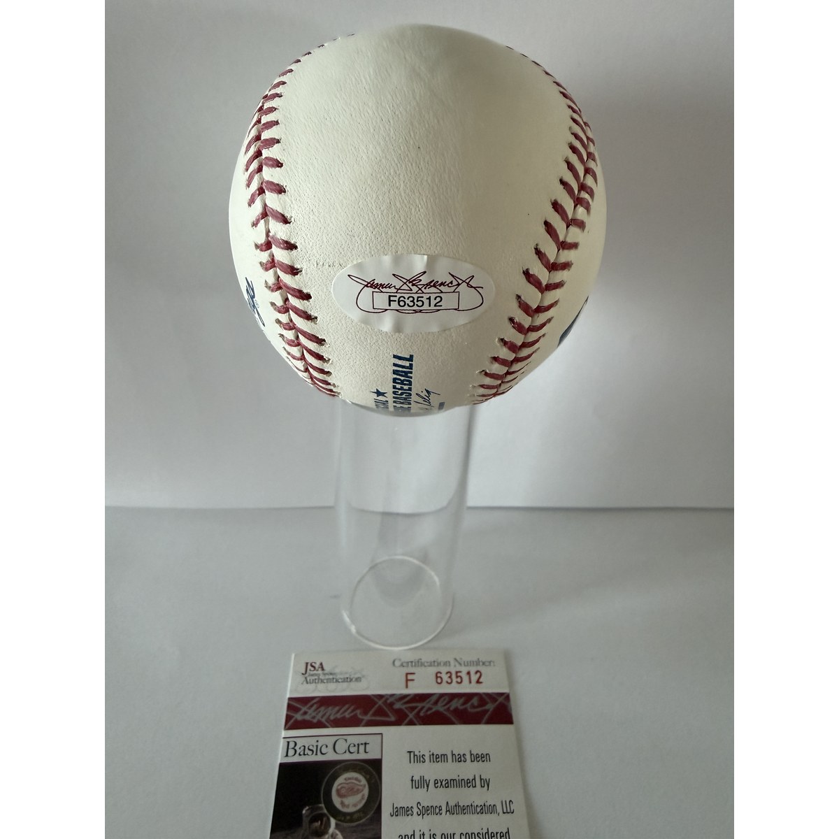 Bert Blyleven baseball COA sticker
