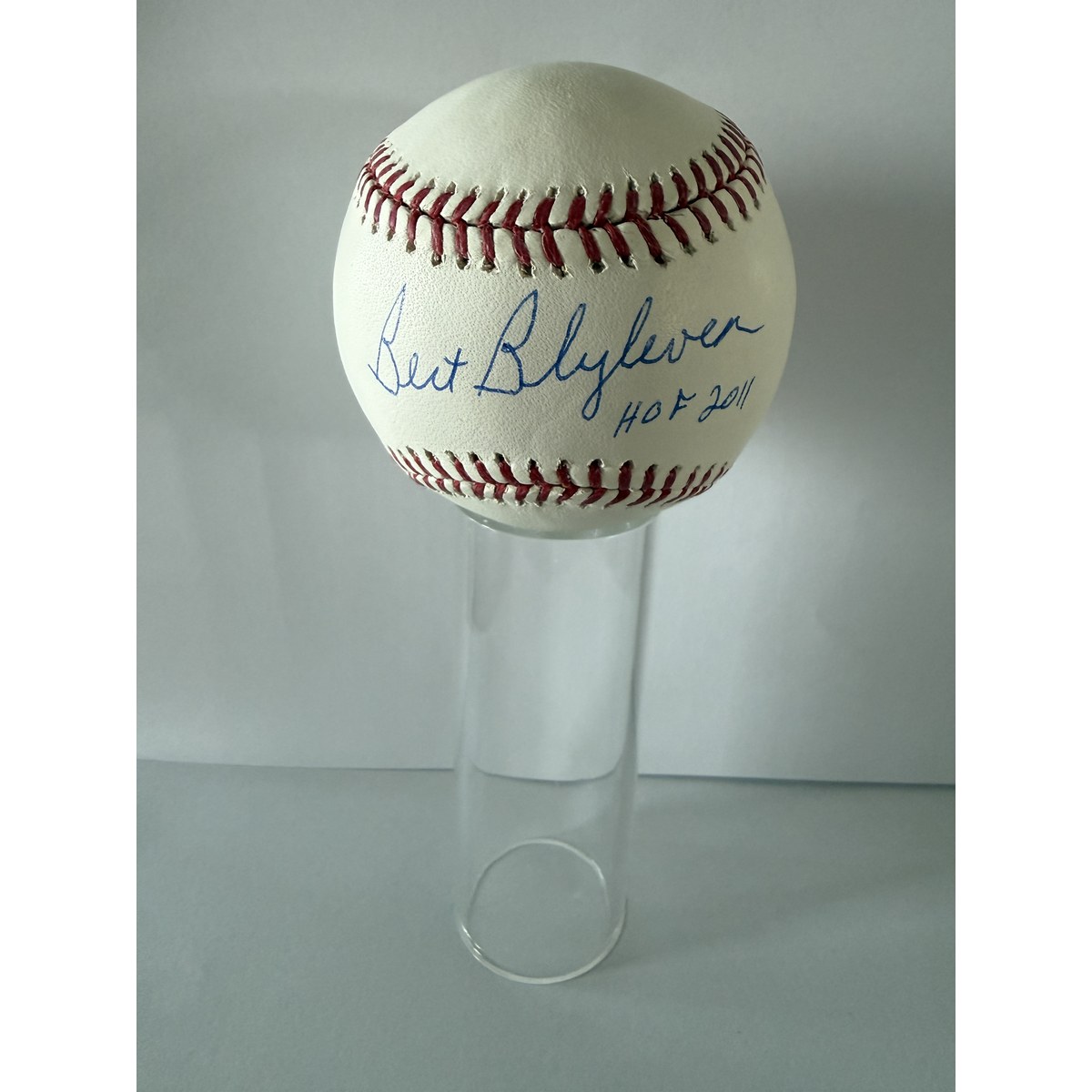 Bert Blyleven signed Baseball Minnesota Twins (JSA COA)