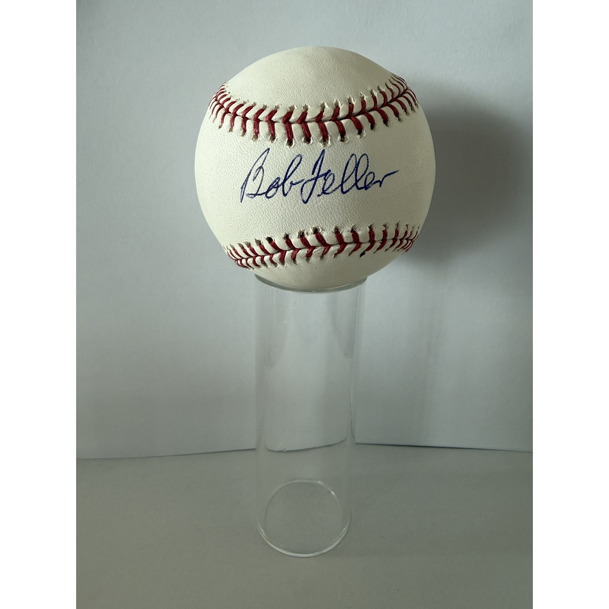 Bob Feller signed Baseball Cleveland Indians (Steiner COA)