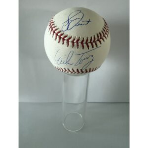 Bucky Dent Mike Torrez signed baseball