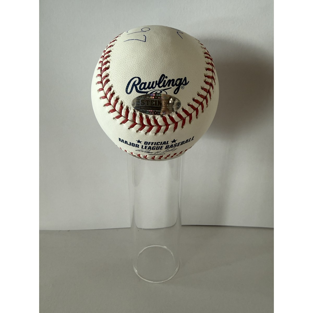 Hank Aaron baseball COA sticker