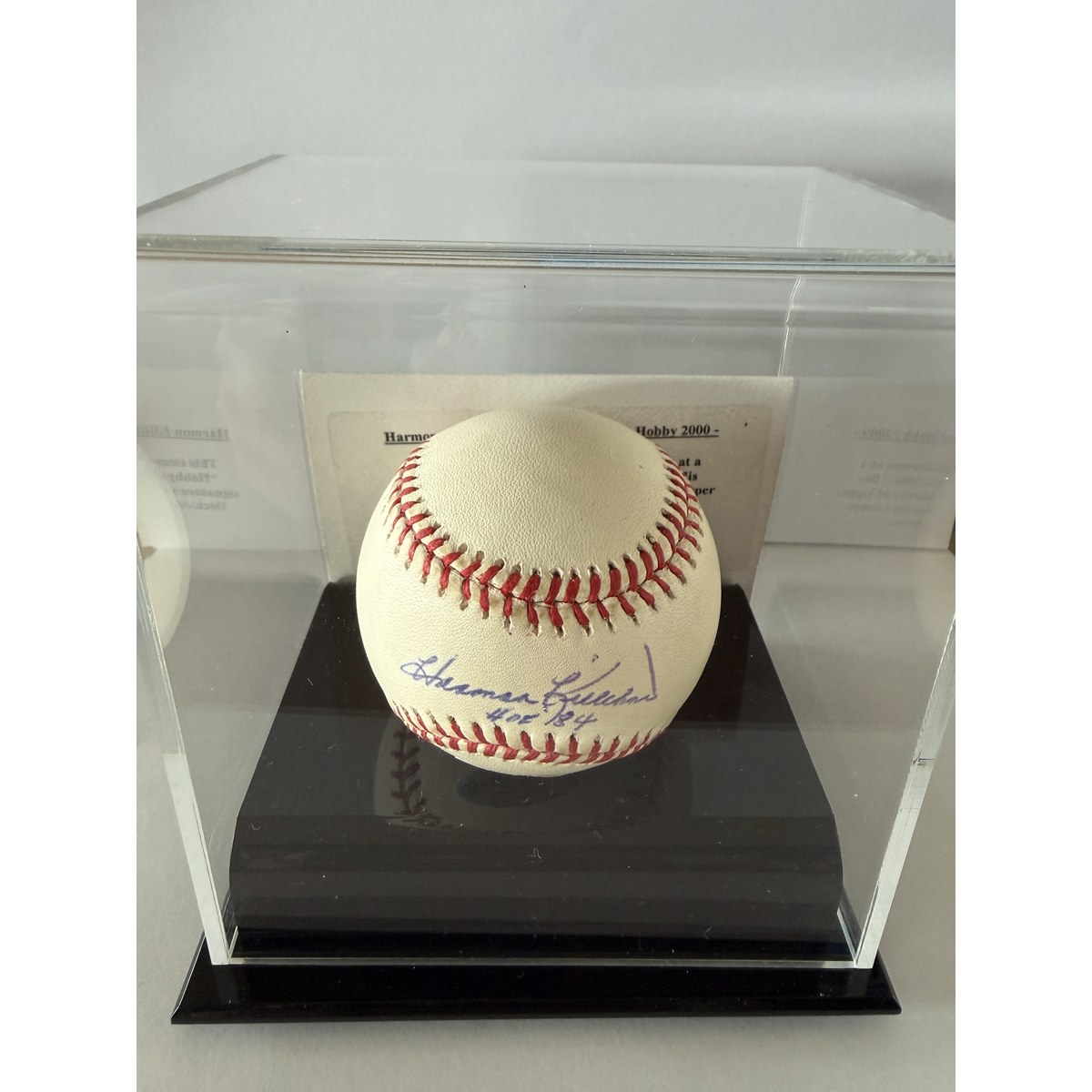 Harmon Killebrew baseball in box