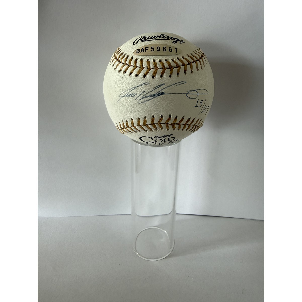 Ivan Rodriguez signed baseball