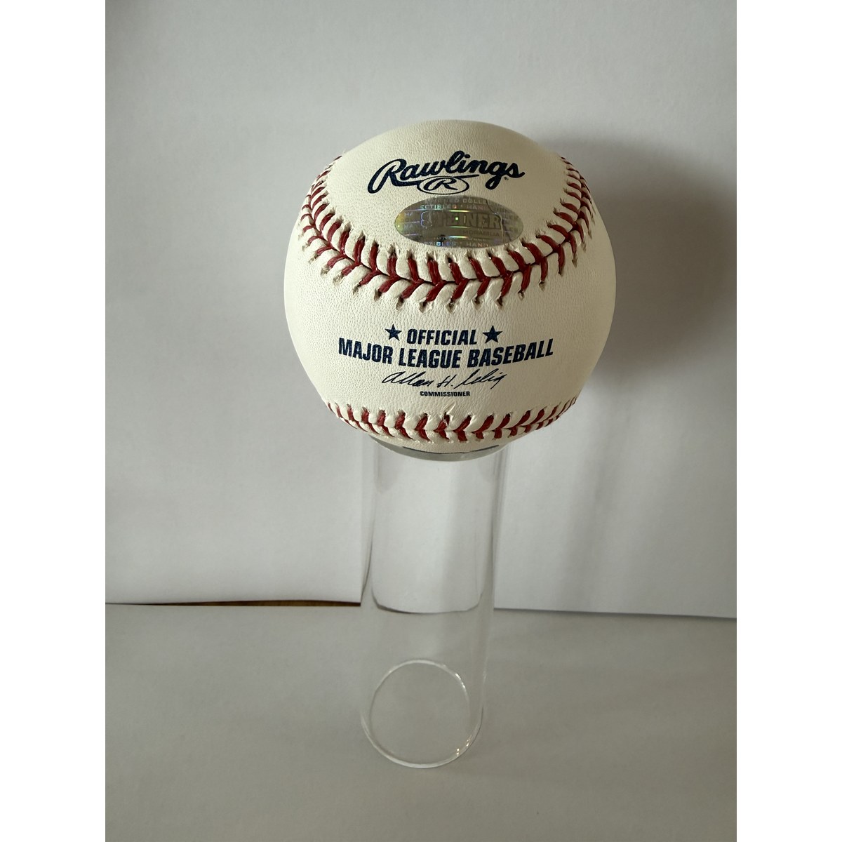 Justin Morneau baseball COA sticker