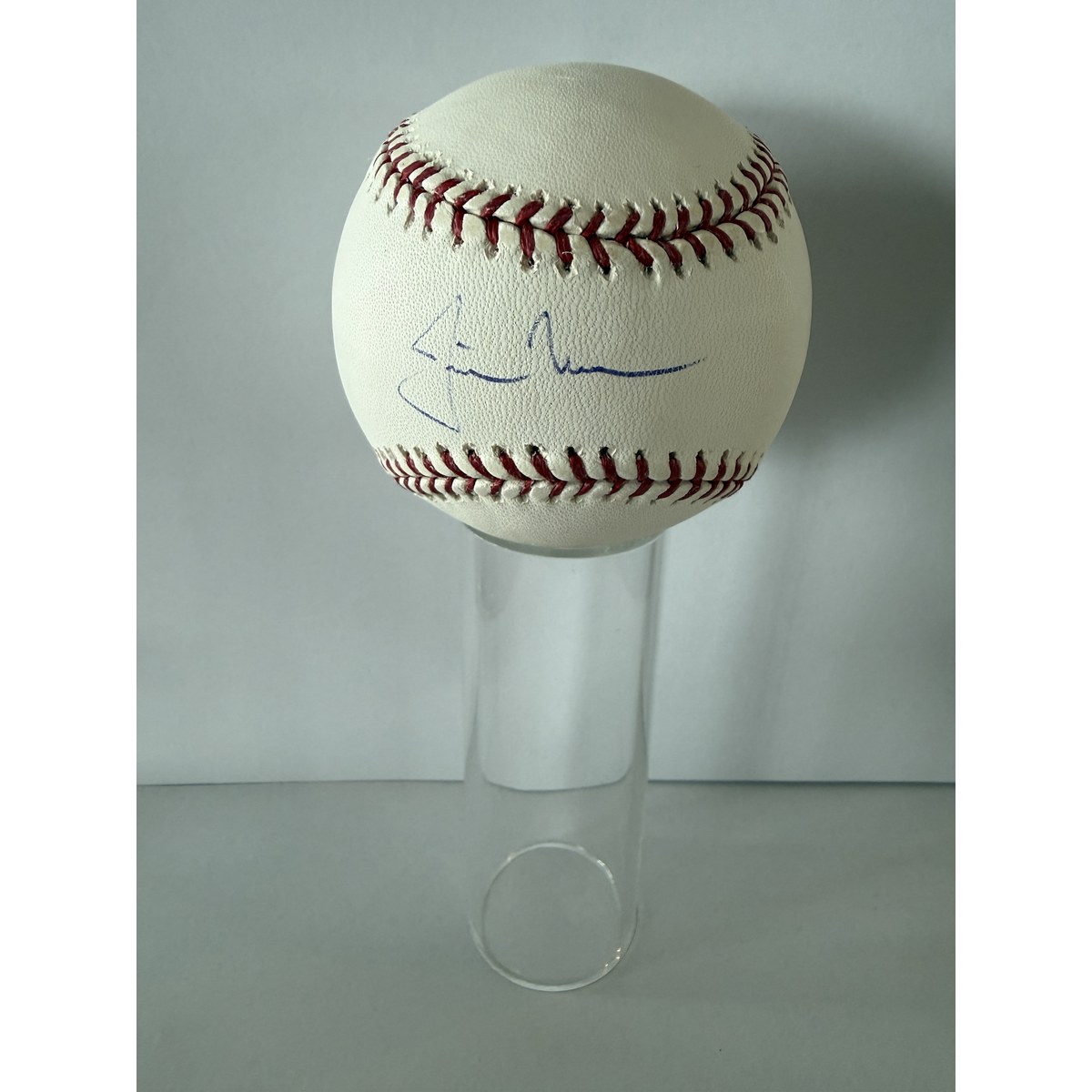 Justin Morneau signed baseball