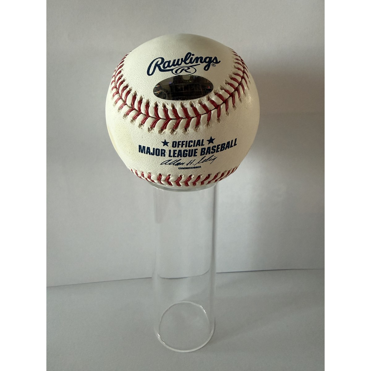 Lou Piniella baseball COA sticker
