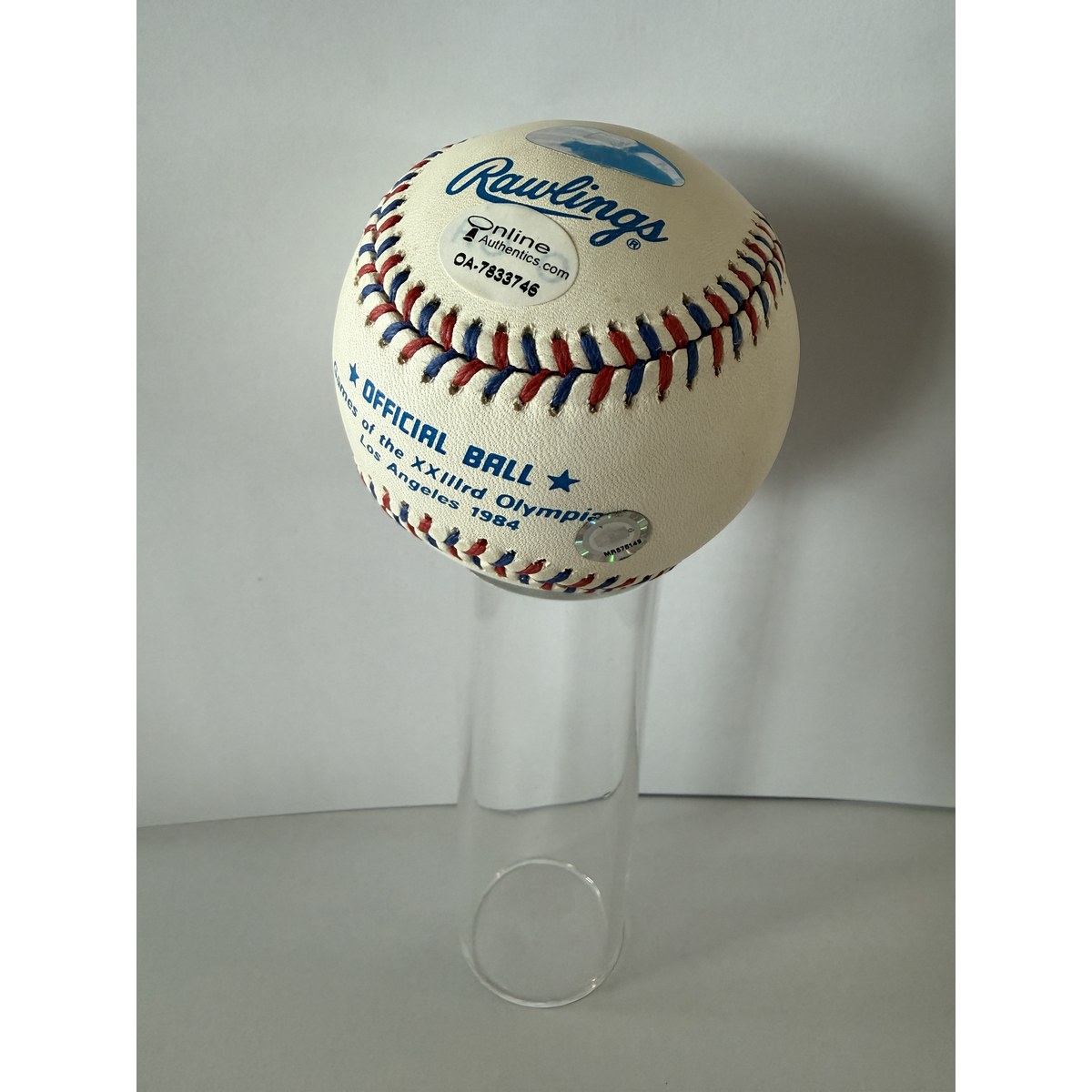 Mark Mcgwire baseball COA sticker