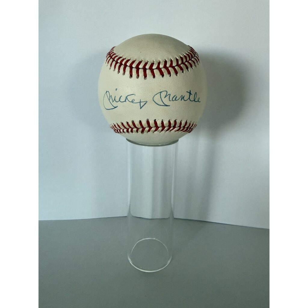 Mickey Mantle signed Baseball New York Yankees