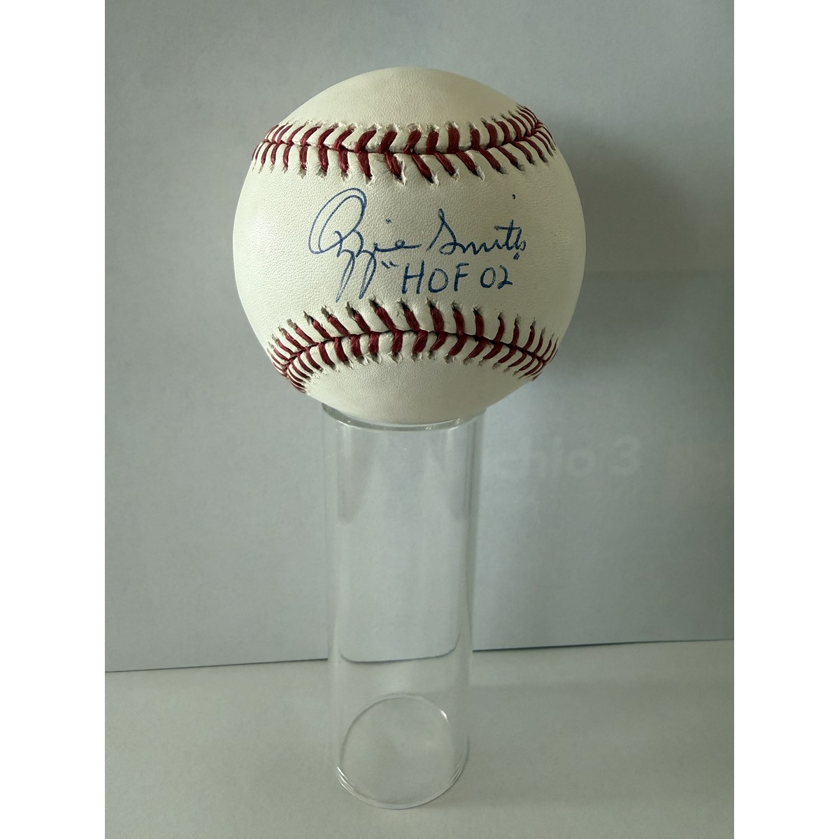 Ozzie Smith signed baseball