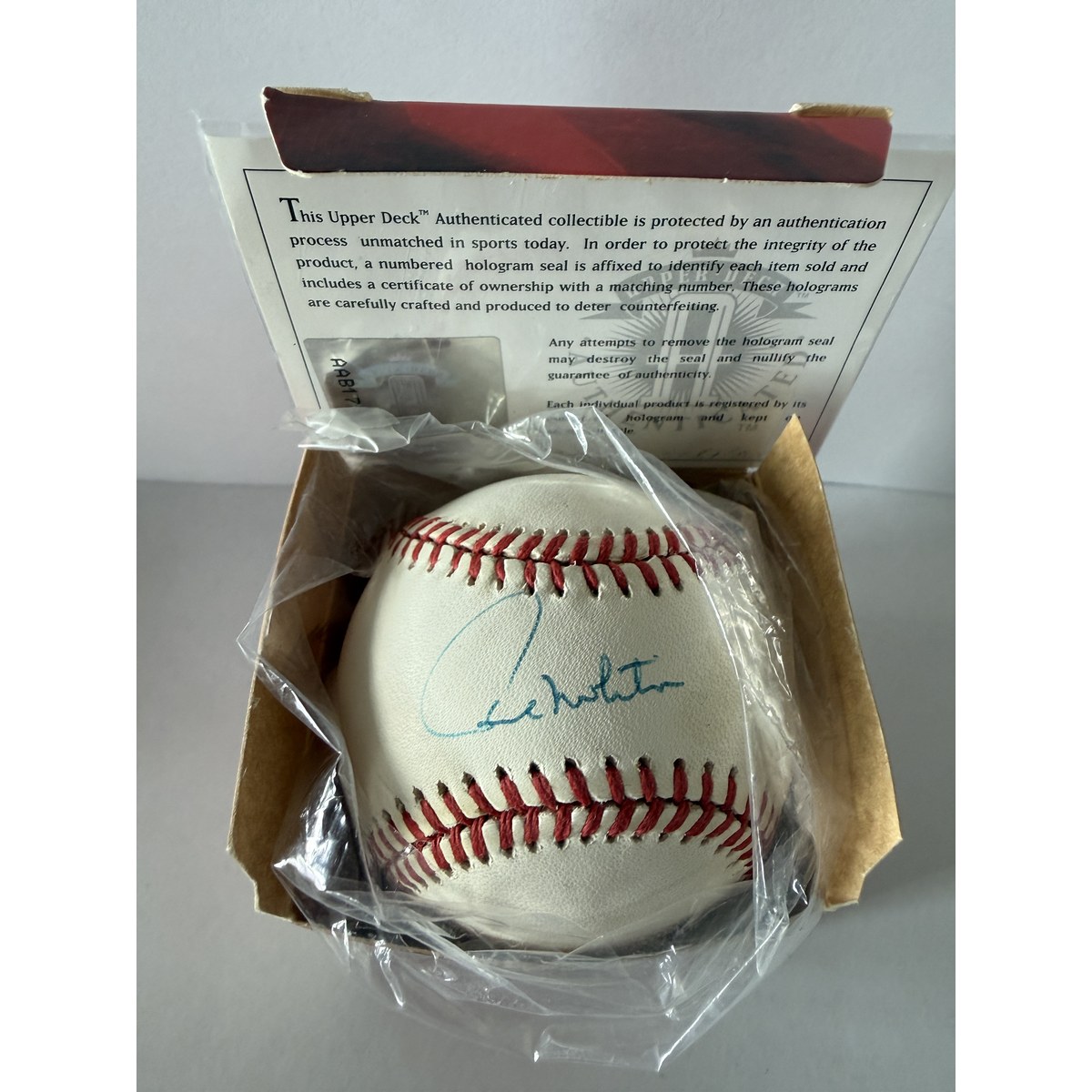 Paul Molitor baseball in box