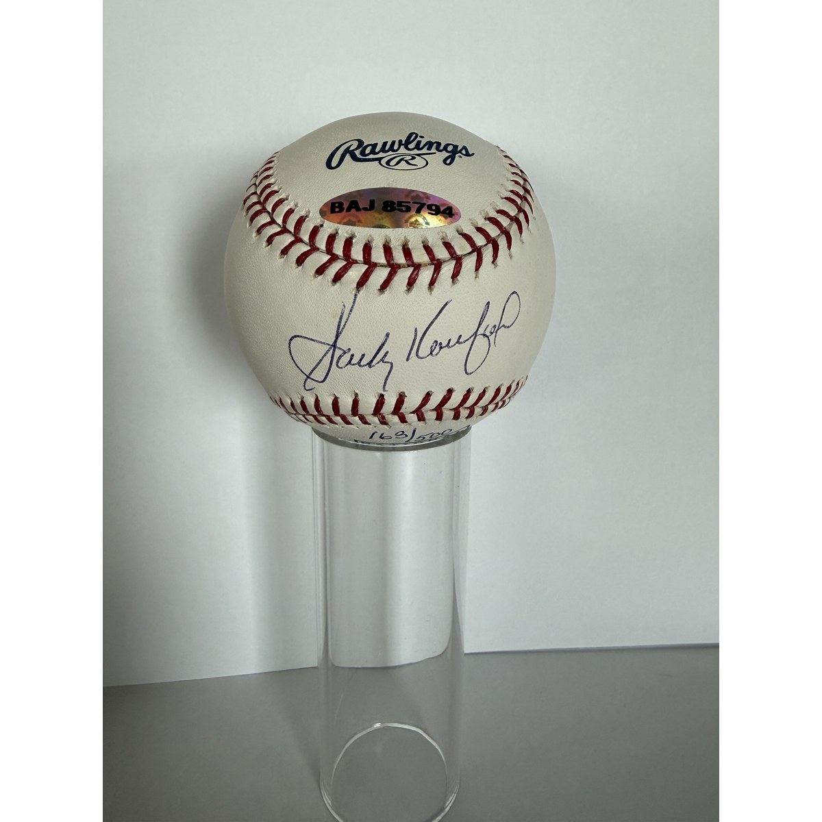 Sandy Koufax signed baseball