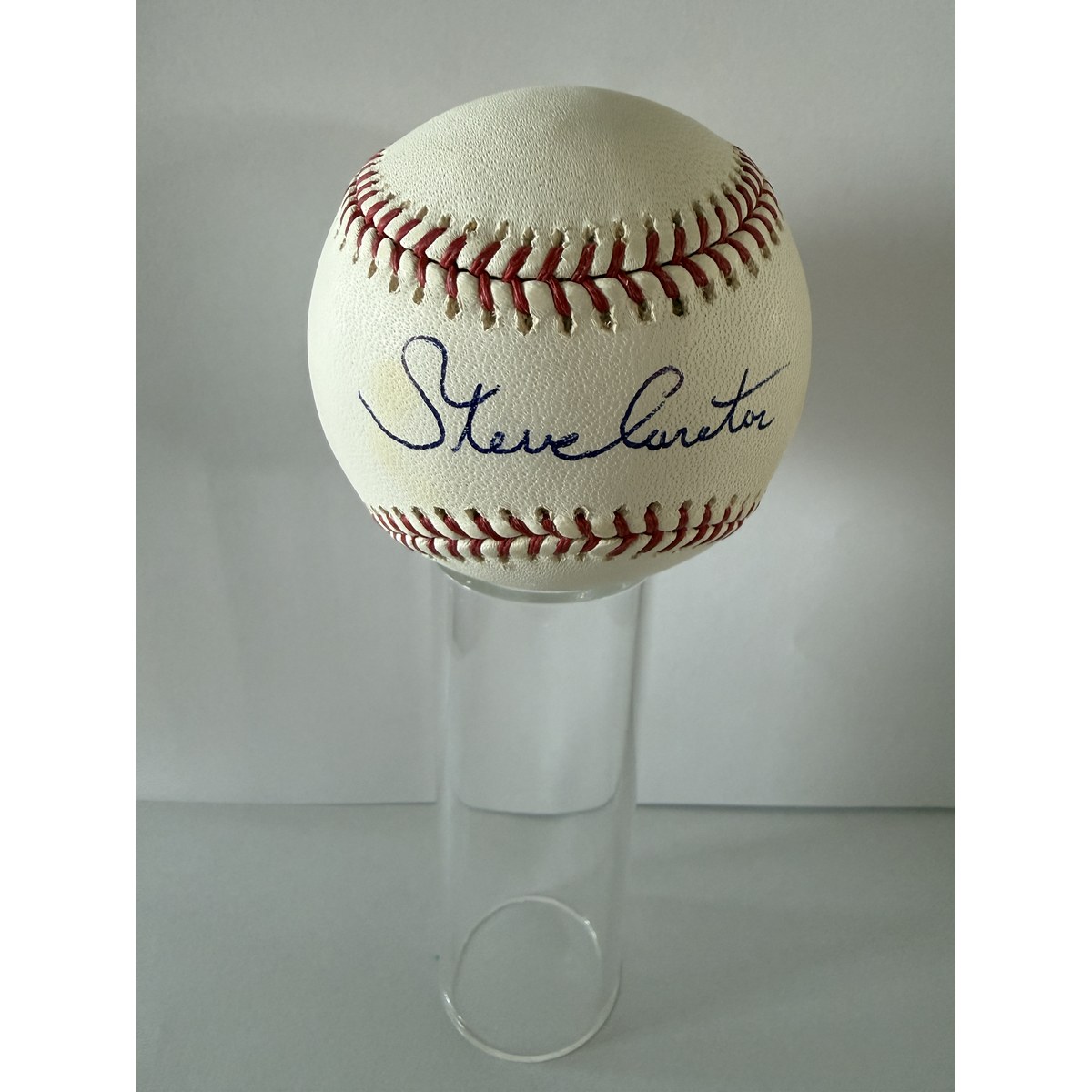 Steve Carlton signed baseball