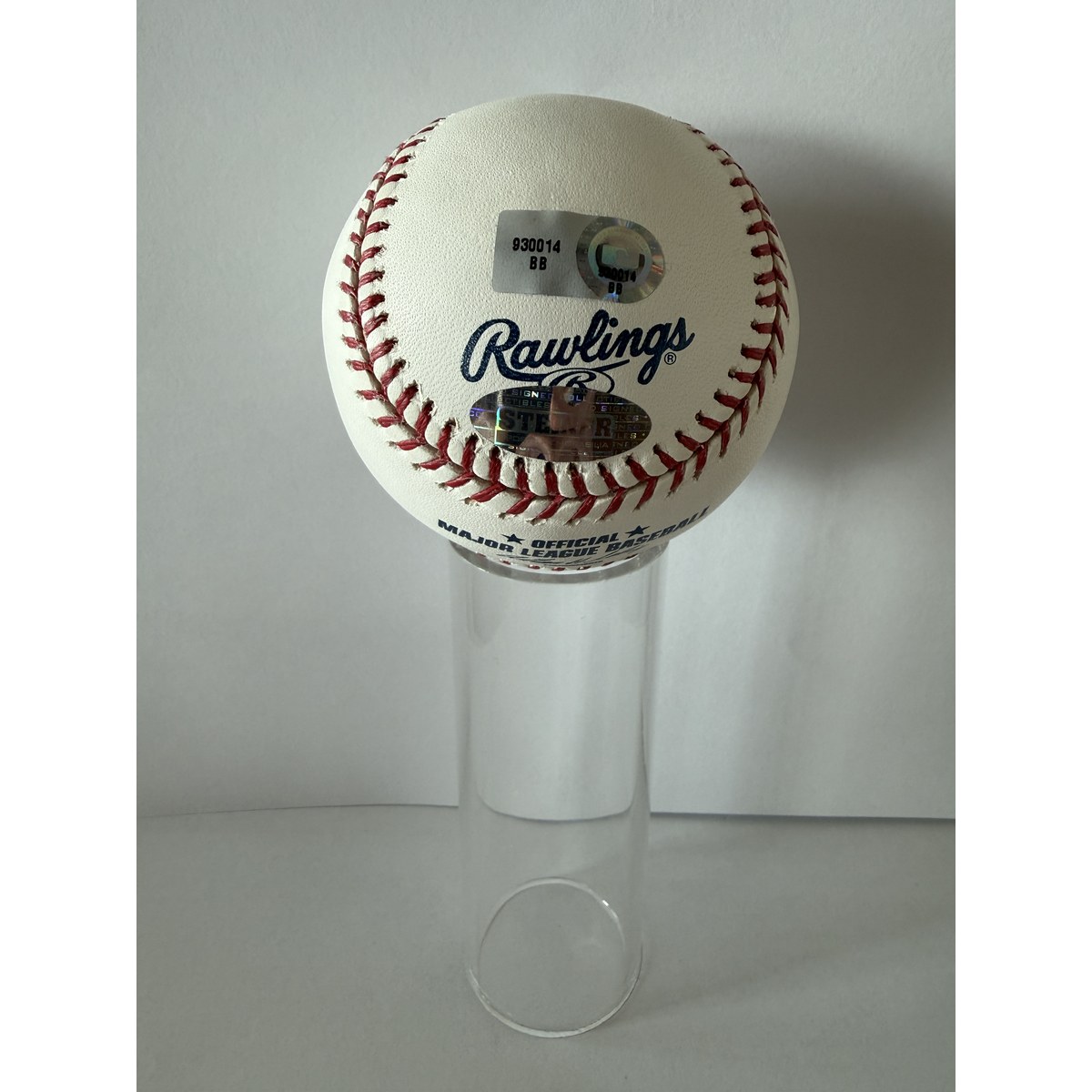 Tino Martinez baseball COA sticker
