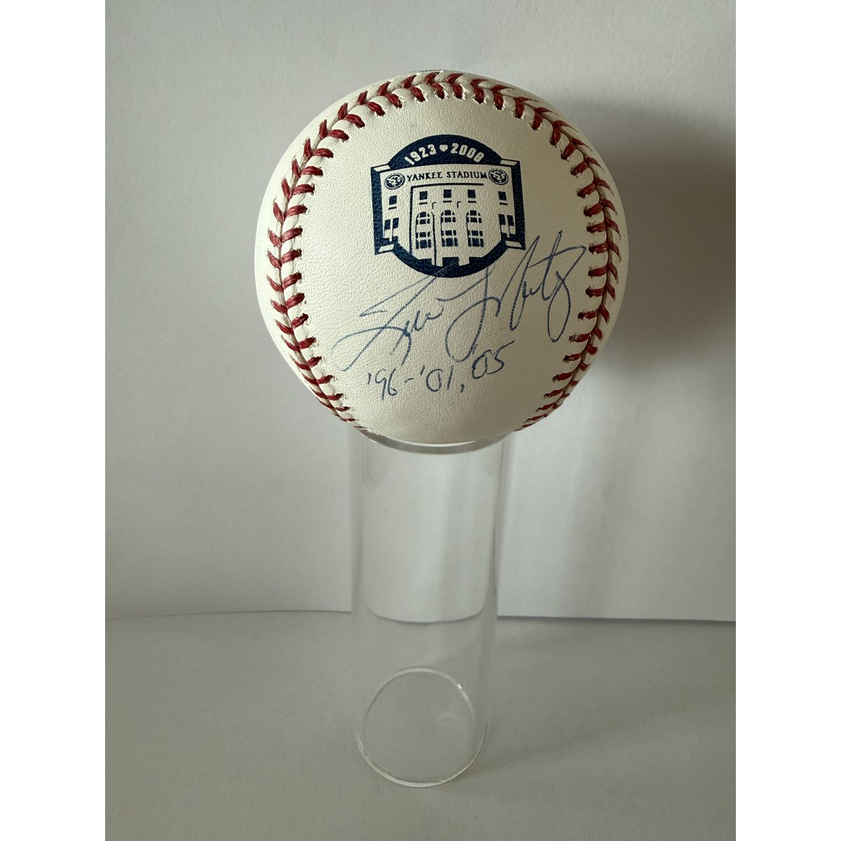 Tino Martinez signed baseball