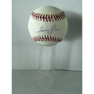 Tommy John signed baseball