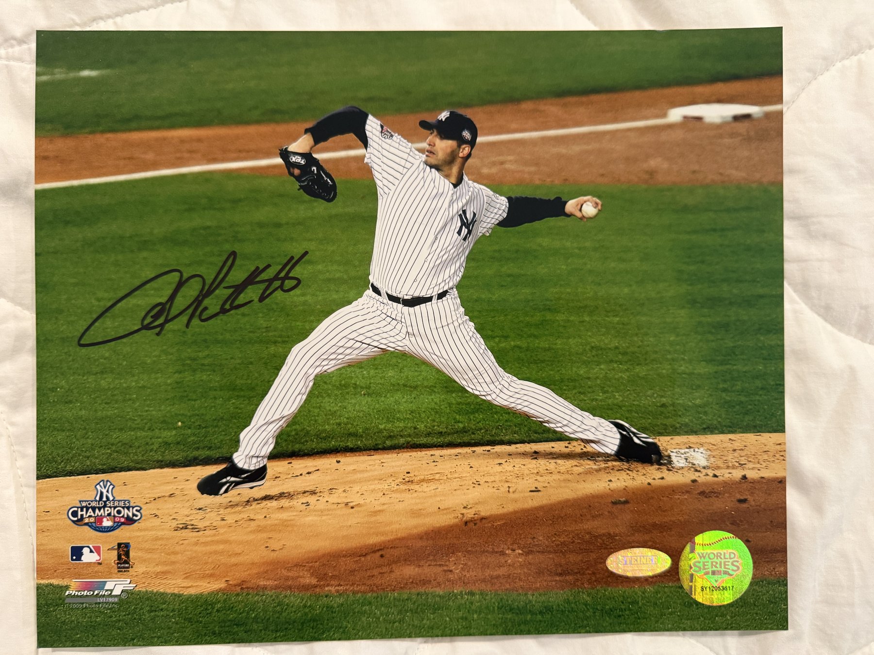 Andy Pettitte signed 8×10 Photo New York Yankees (Steiner COA)