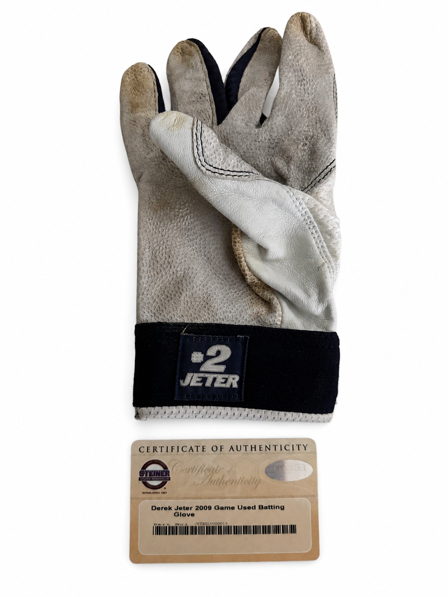 Derek Jeter Game Used Batting Glove New York Yankees