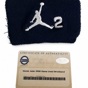 Derek Jeter Game Used Wristband New York Yankees