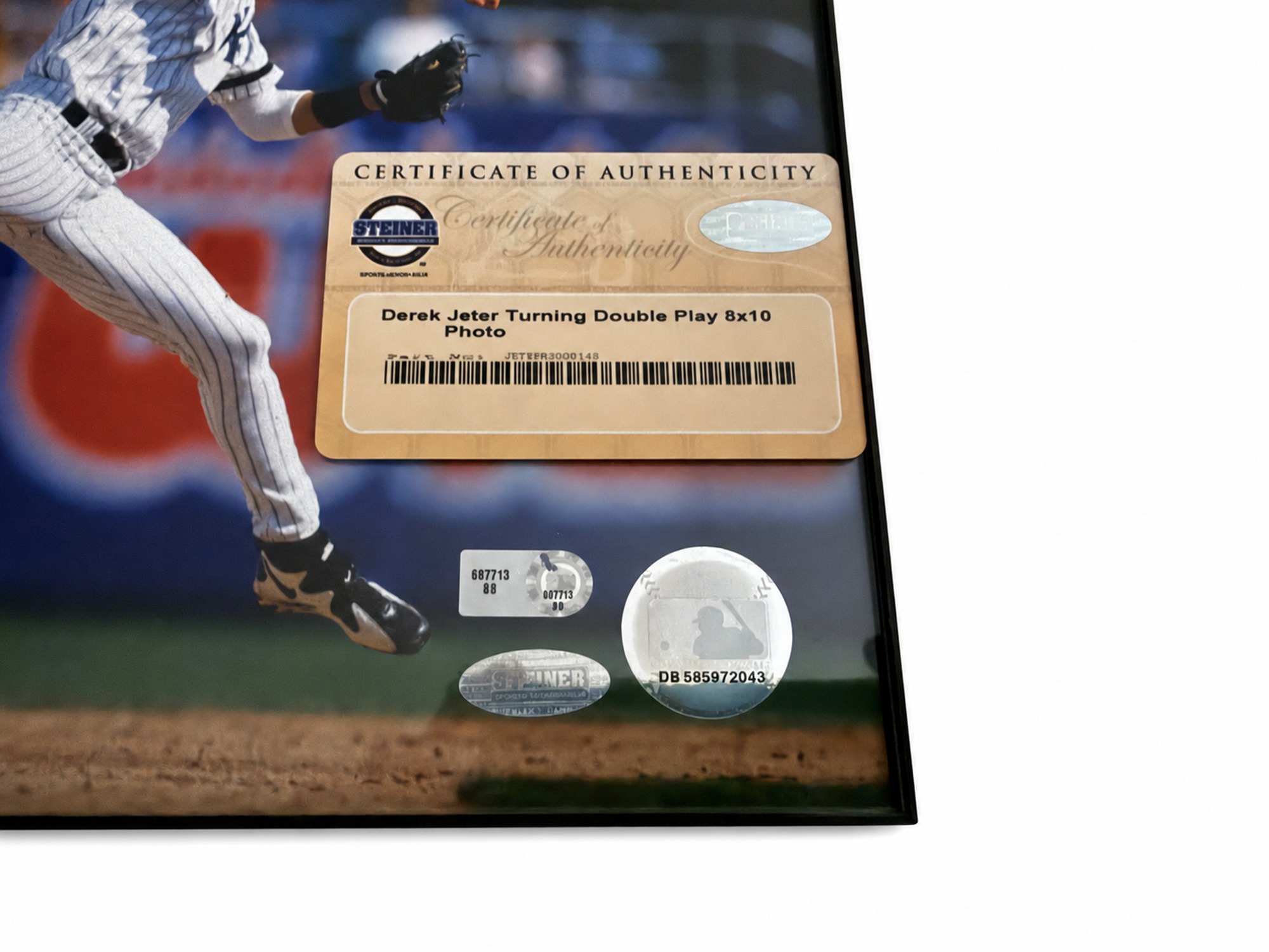 Derek Jeter signed 8x10 "Double Play" photo New York Yankees - Image 3