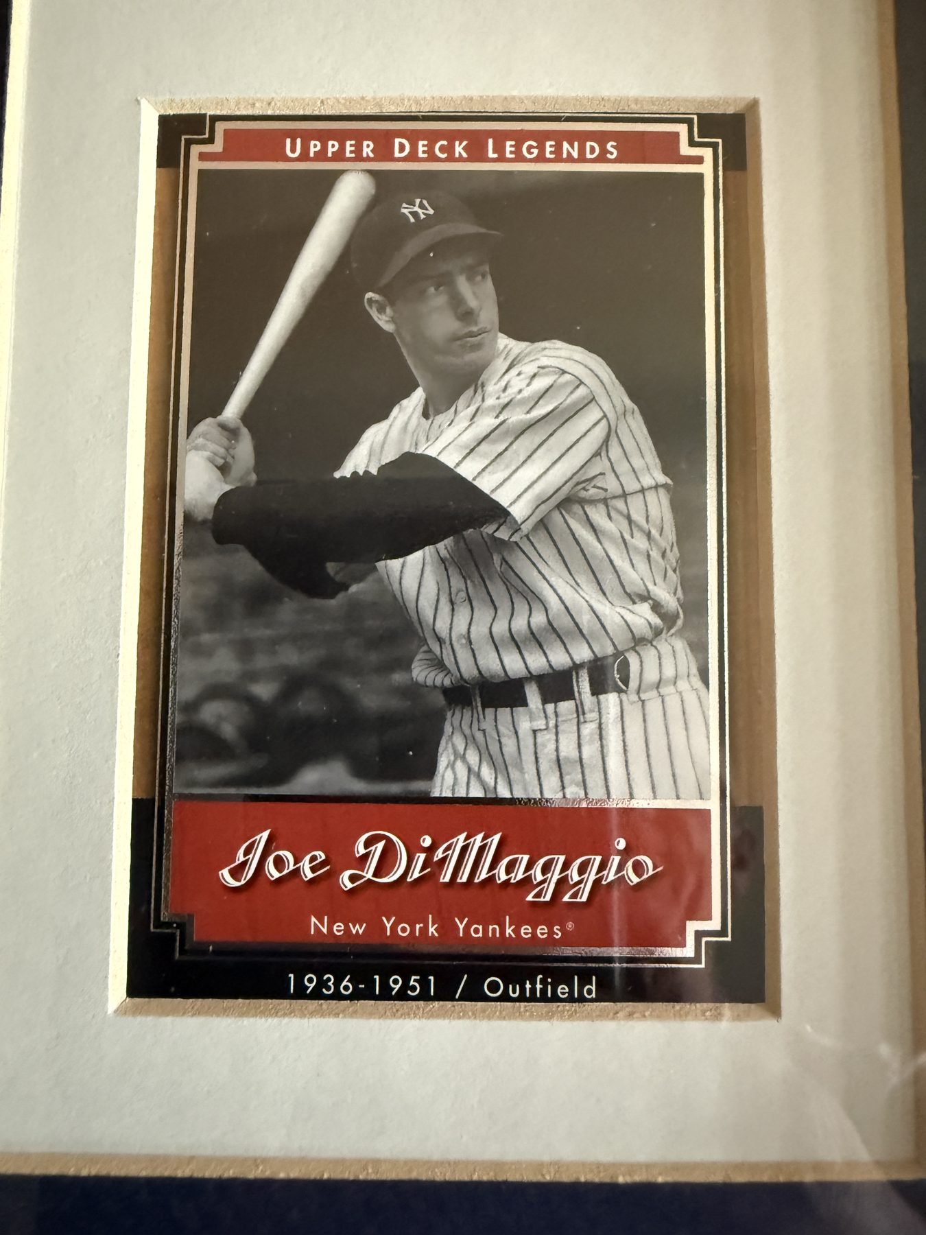 Joe Dimaggio framed Jersey New York Yankees - Image 5