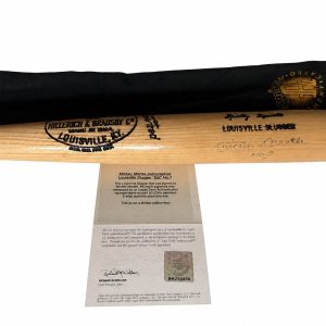Mickey Mantle signed Louisville Slugger Bat New York Yankees w/ Box