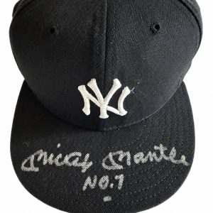 Mickey Mantle signed Hat New York Yankees