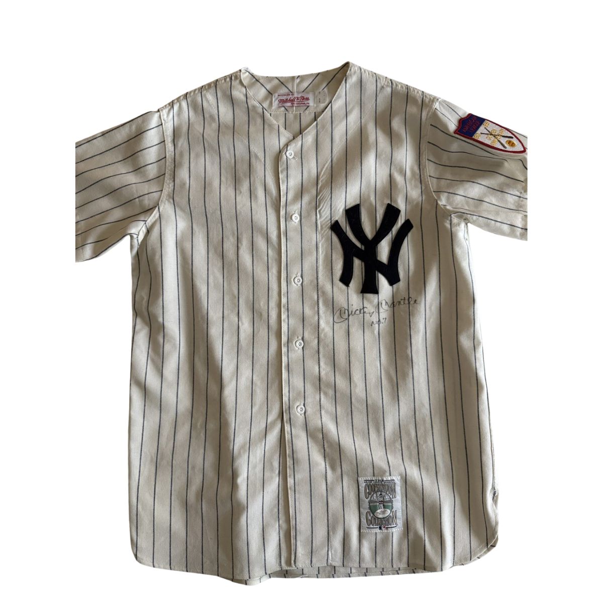 Mickey Mantle Signed Yankees Jersey With JSA COA