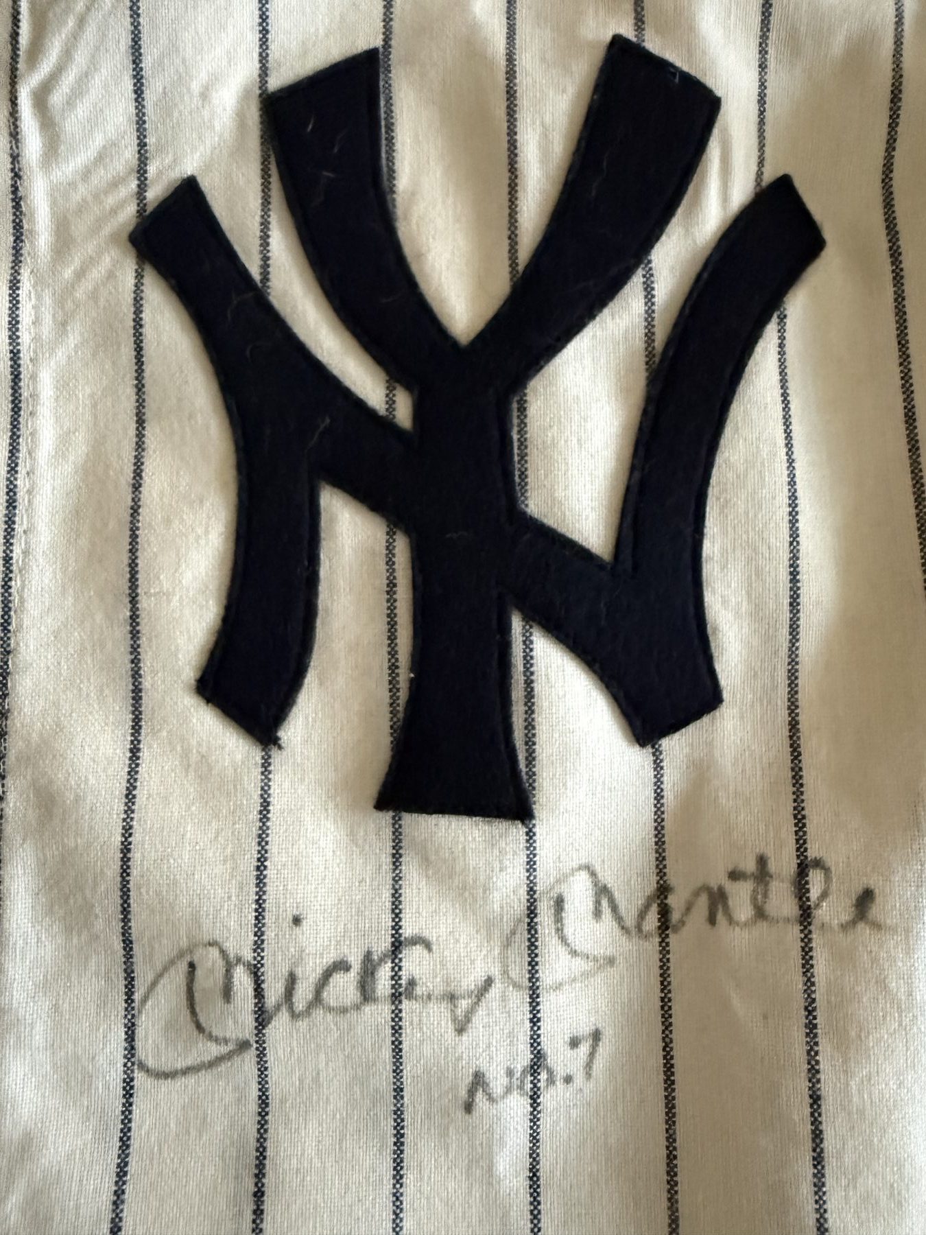 Mickey Mantle signed Jersey New York Yankees - Image 2