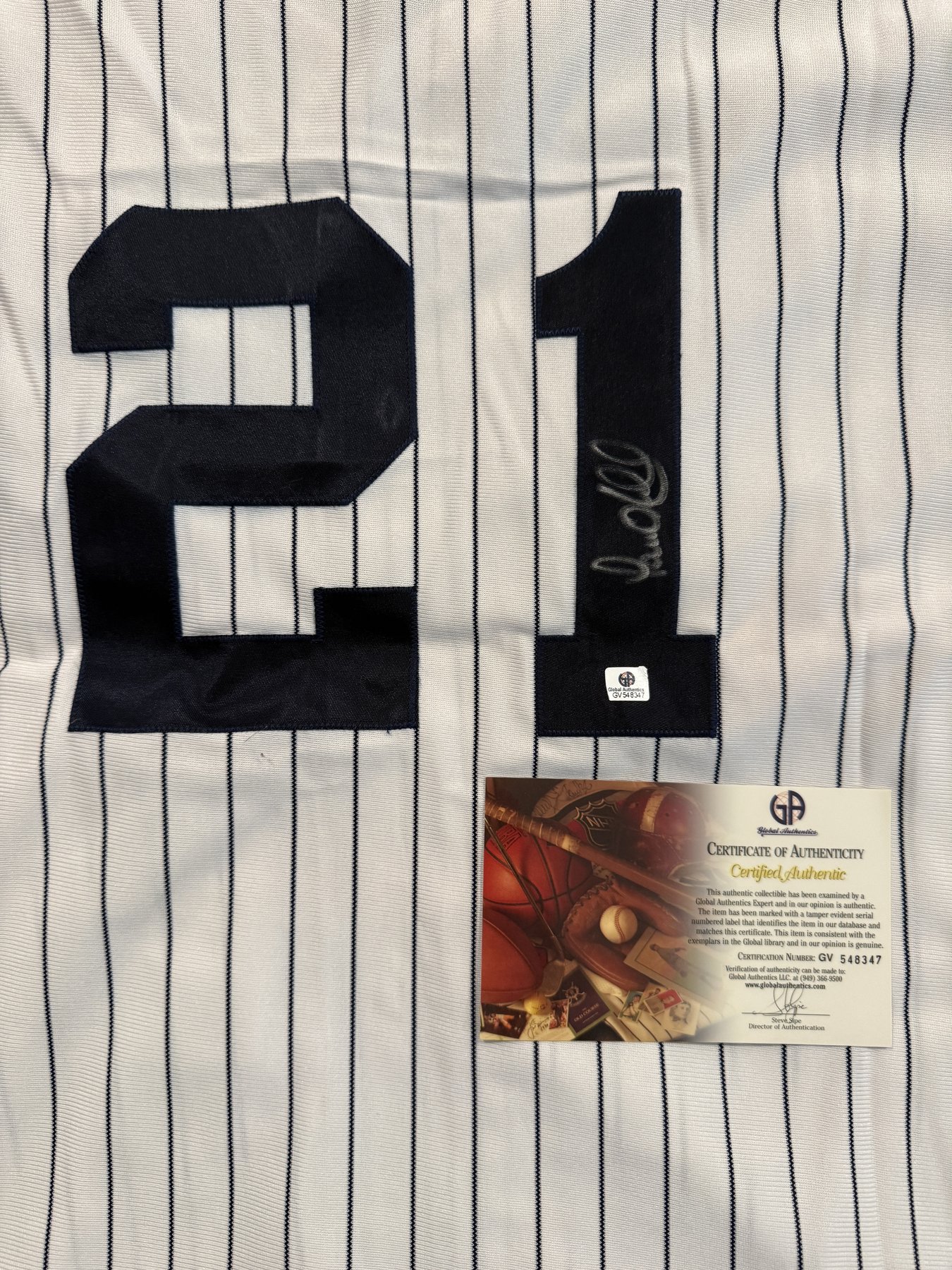 Paul O'Neill signed Jersey New York Yankees - Image 3