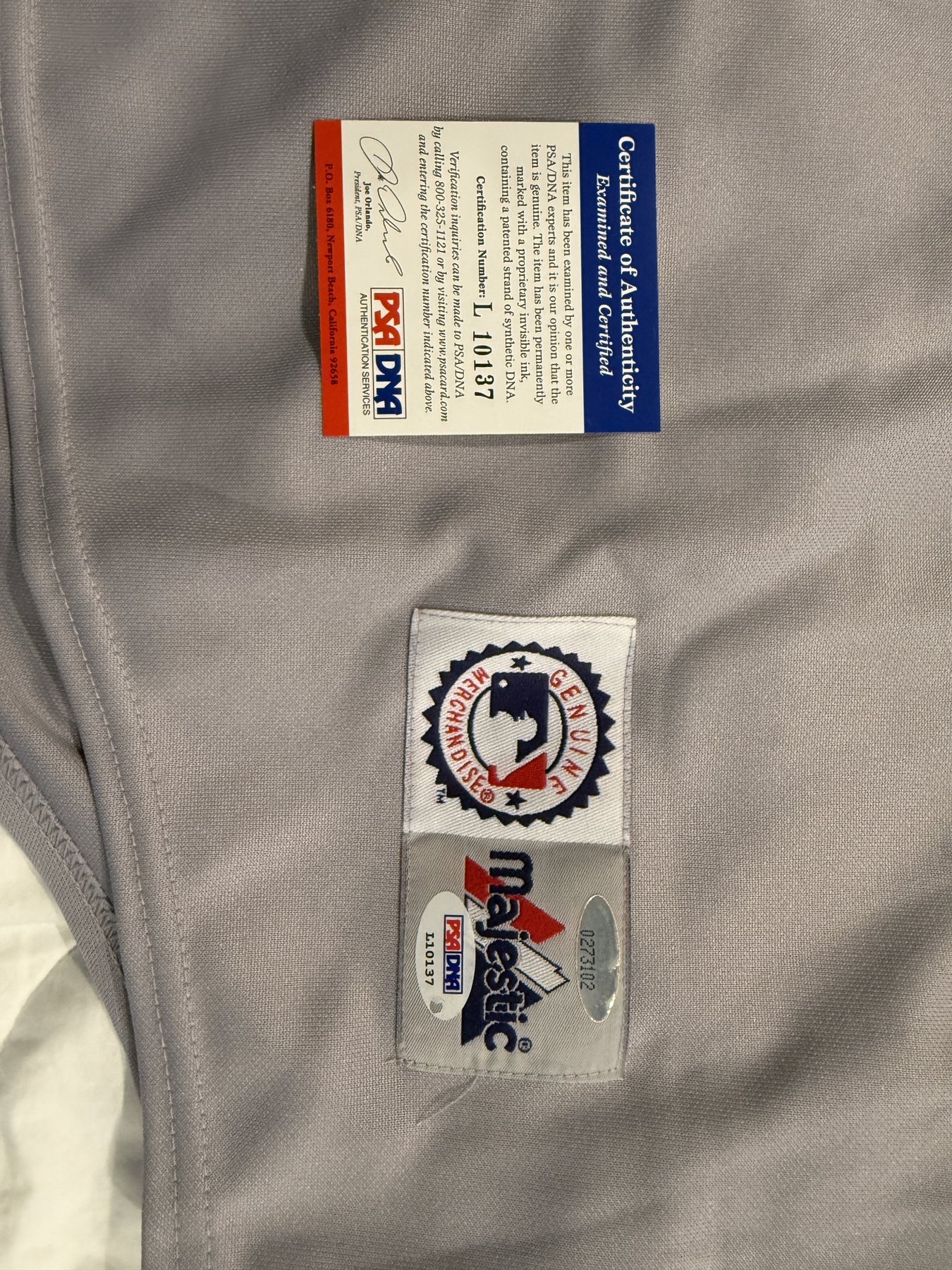 Reggie Jackson signed unframed Jersey New York Yankees (PSA/DNA COA) - Image 2