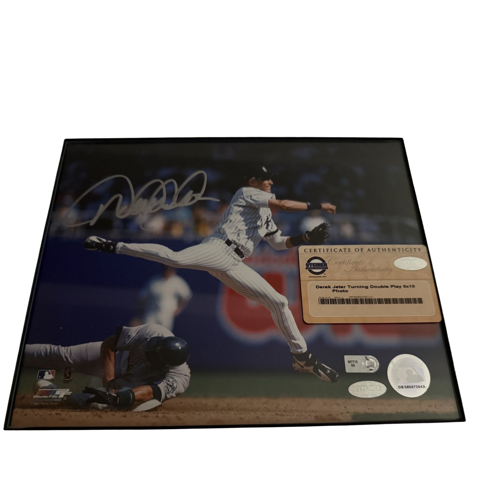 Derek Jeter signed 8x10 "Double Play" photo New York Yankees - Image 2